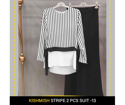 Kishmish Stripe 2 Pcs Suit -13